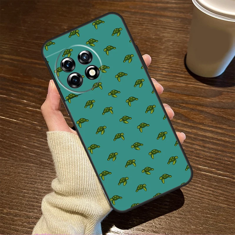 حافظة سلحفاة بحرية لهاتف OnePlus ، غطاء لجهاز OnePlus ، 10 Pro ، 8 ، 9 ، 11 ، 8T ، 9R ، 9RT ، 10T ، Nord 2T ، 2 CE ، 3 Lite ، n30, N20, N10