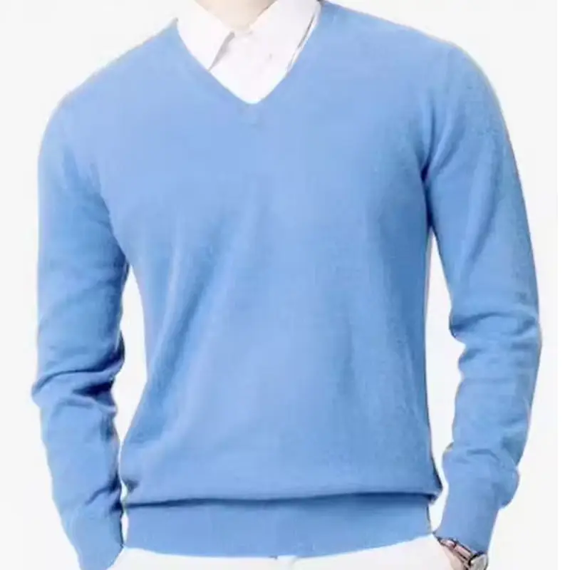 Sky blue V