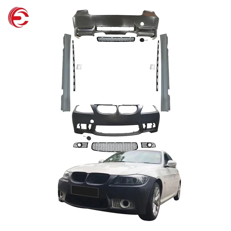 

2025 STLF SCBLWide Body Kit Car Bumper E90 Upgrade M3 Modified Fender Rear Side Skirts For 3 Series 2005-2012