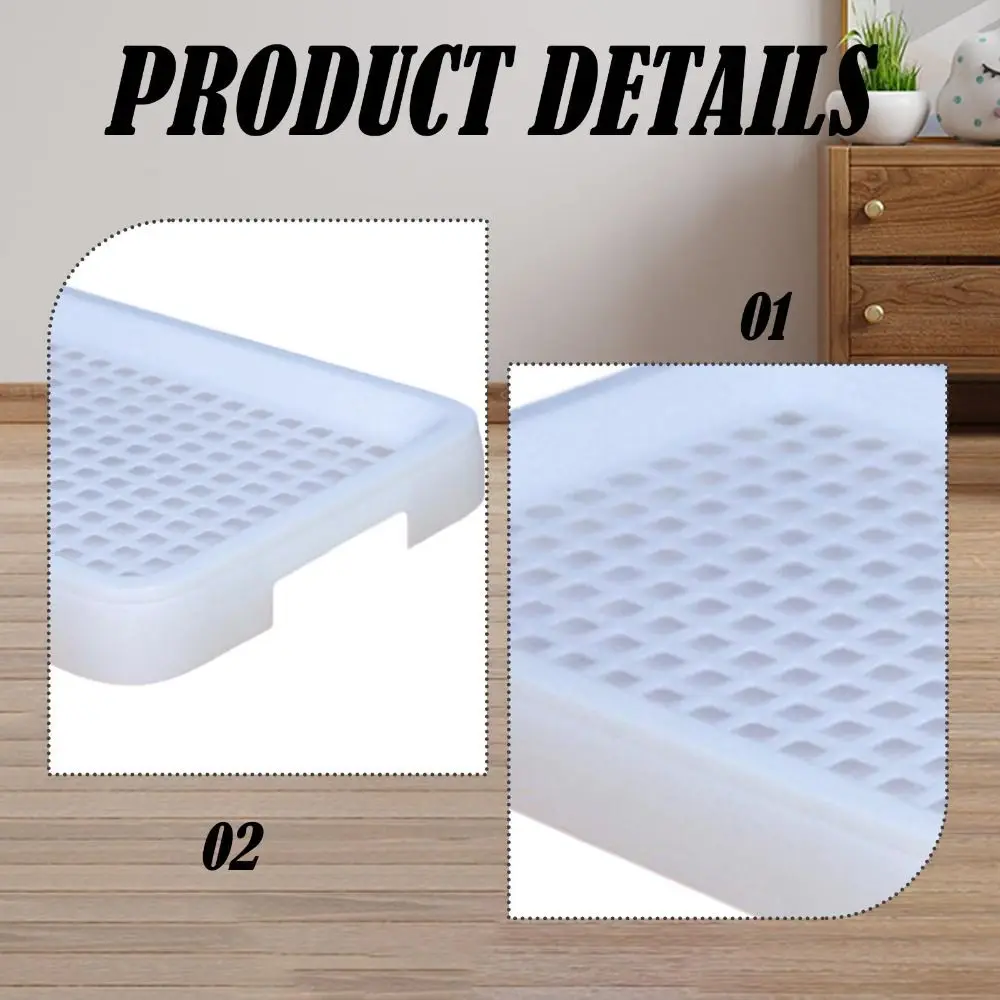 Double Layer Guinea Pig Cage Litter Tray Easy-Clean with Grate Rabbit Litter Tray Durable Removable Tray Potty Trainer Box view 4