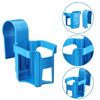 수영장 사이드 컵 거치대 물병, 곰 음료 걸이 거치대, 수영장 위 음료 보관 선반 