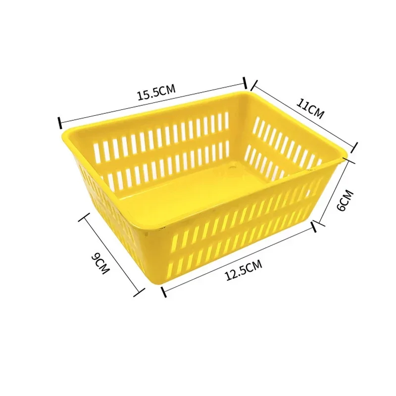 Desktop Basket Snack Storage Hollow Rectangular Storage Basket Widely Used In Families, Balconies, Living Rooms And Bathrooms