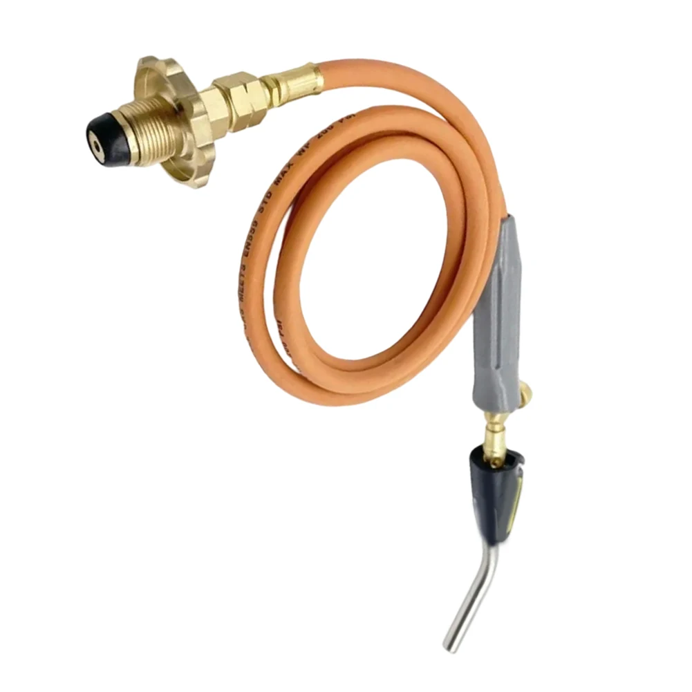Sturdy Copper Welding Torch with 2 Meter Hose for Sheet Metal Shaping High Temp Heating Charcoal Lighting and Cooking