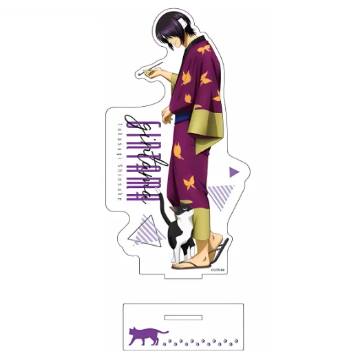 Gra Okita Sougo Takasugi Shinsuke Hijikata Toshirou akrylowy stojak lalka Anime Sakata Gintoki Model figurki płyta Cosplay zabawka prezent