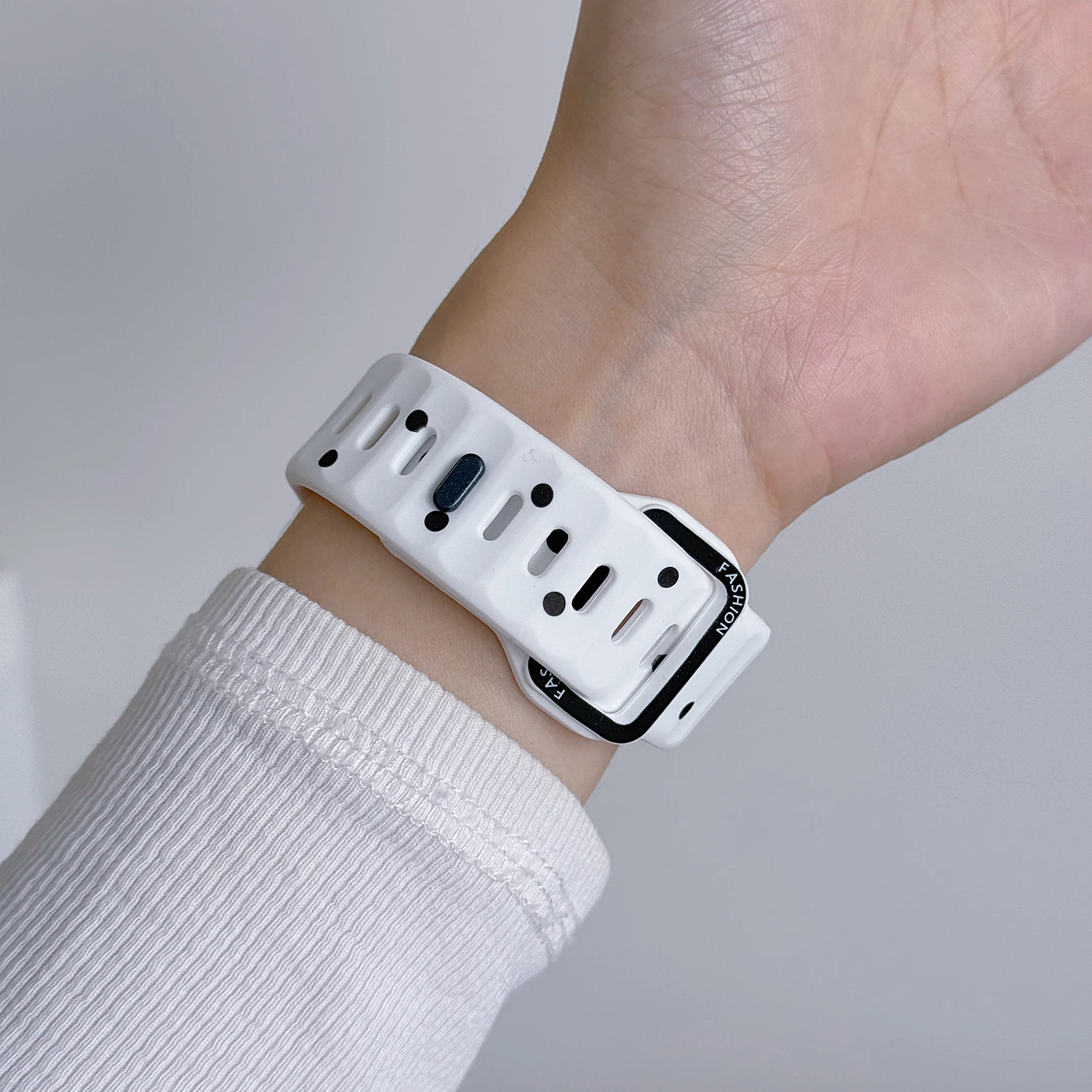 สายซิลิโคนแบบไม่สมมาตรสำหรับสา - Apple Smartwatch Accessories บทวิจารณ์และราคา