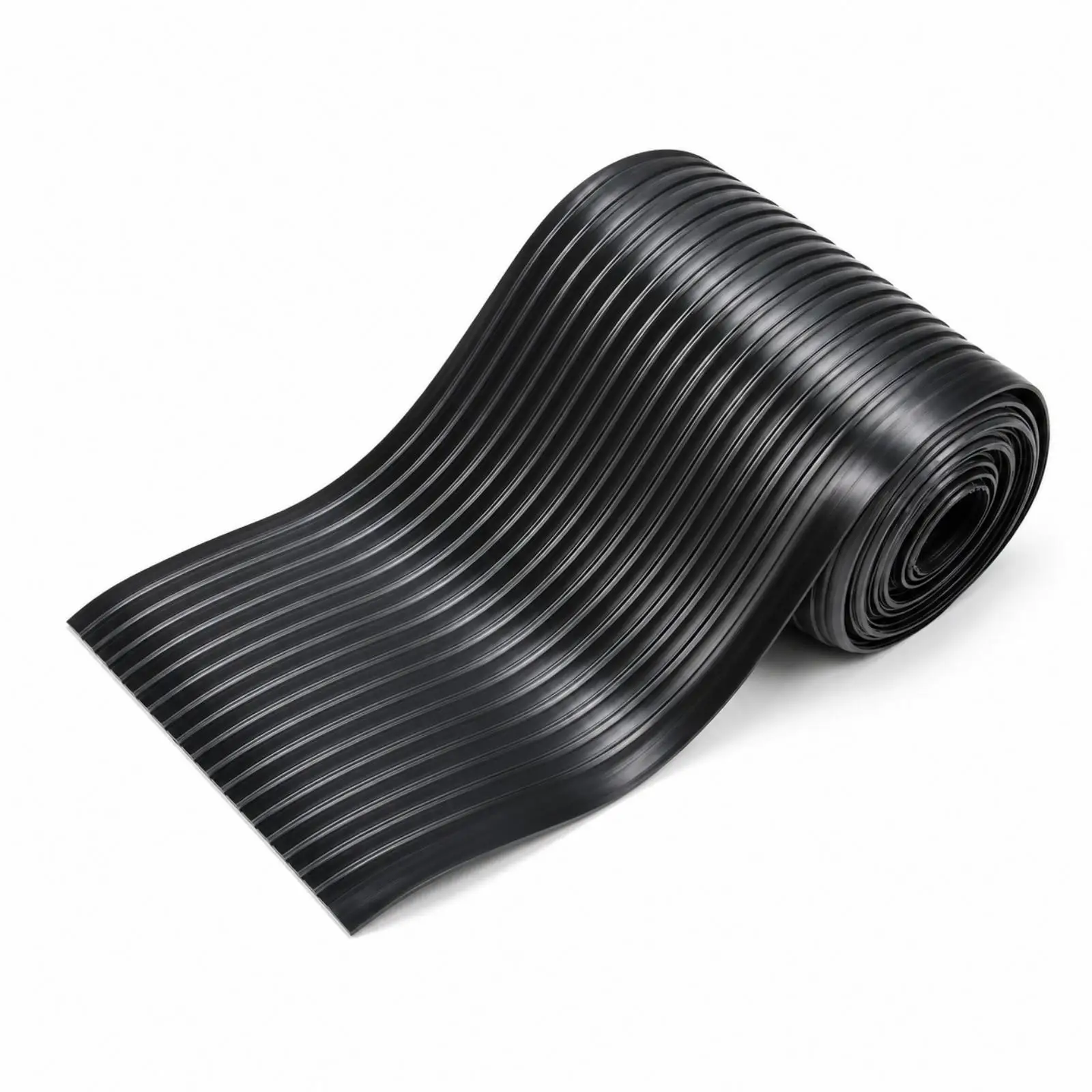 Inflatable Boat Wear Strip Heavy-Duty Wear-Resistant PVC Strip Ribbed Boat Hull Guard for Fishing Boats