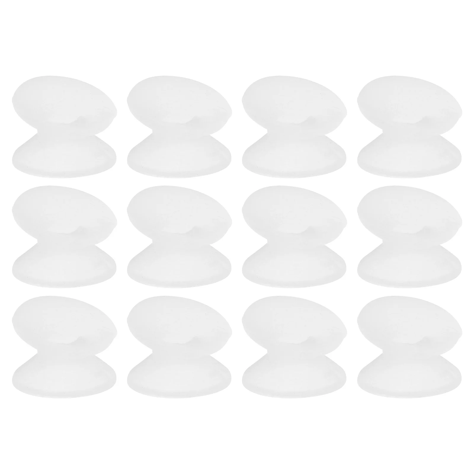 12pcs Lip Brush Protective Cover Silicone Makeup Brush Head Cover Dust-Proof Caps For Travel Storage Anti-Lost Holder