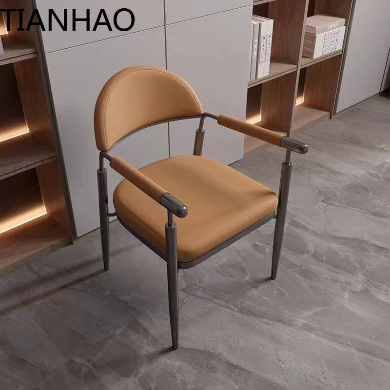 Design Nordic Dining Chairs Lounge Relaxing Interior Single Person Events Office Comfortable Meuble De Cuisine Modern Furniture