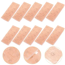 100 Uds aguja de presión agujas de elevación Auricular oreja acupresión tabla de oreja masaje de oreja agujas de incrustación desechables herramienta de acupresión para oreja