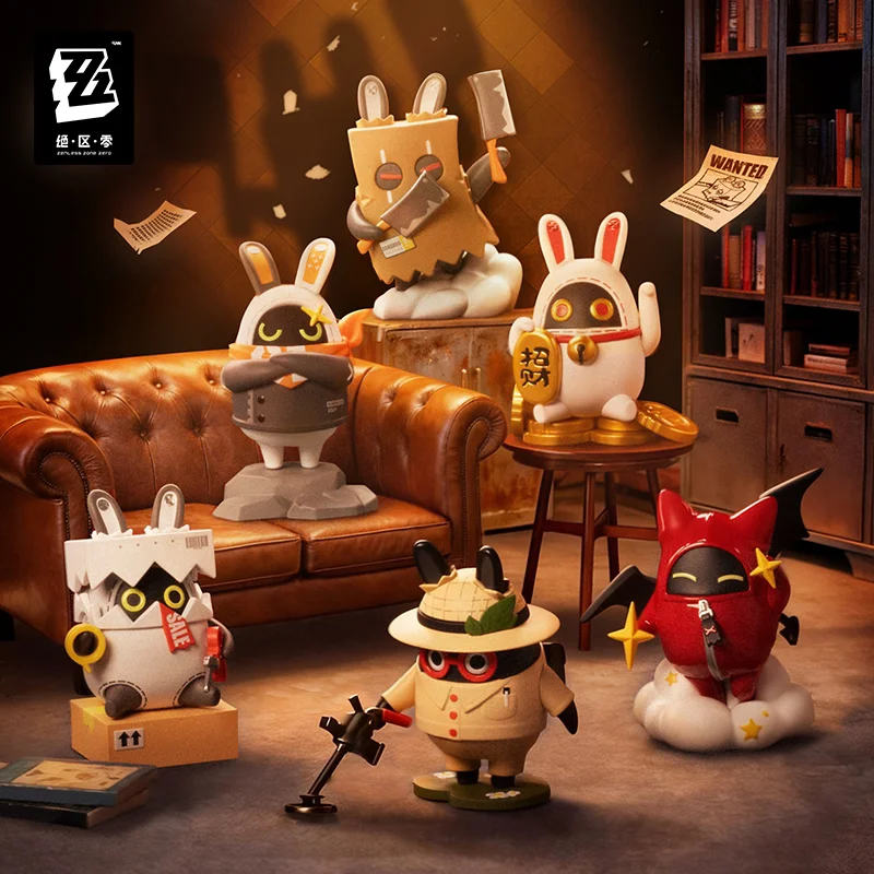 Original Zenless Zone Zero Bangboo Party Serie Figuren Blind Box Modell Ornament MiHoyo ZZZ Bangboo Spielzeug Geburtstagsgeschenke