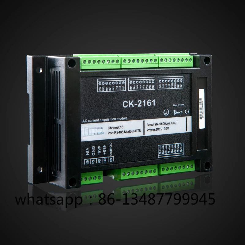 

CK-2161 16-channel AC current data collector analog 5A10A20A100A input 485 isolation remote module