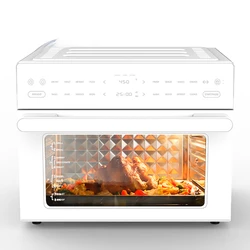 Smart 30L Digital 16 in 1 Air Oven with Rotisserie Fork Dual Chef Slope Touch Screen Electric Air Fryer Oven