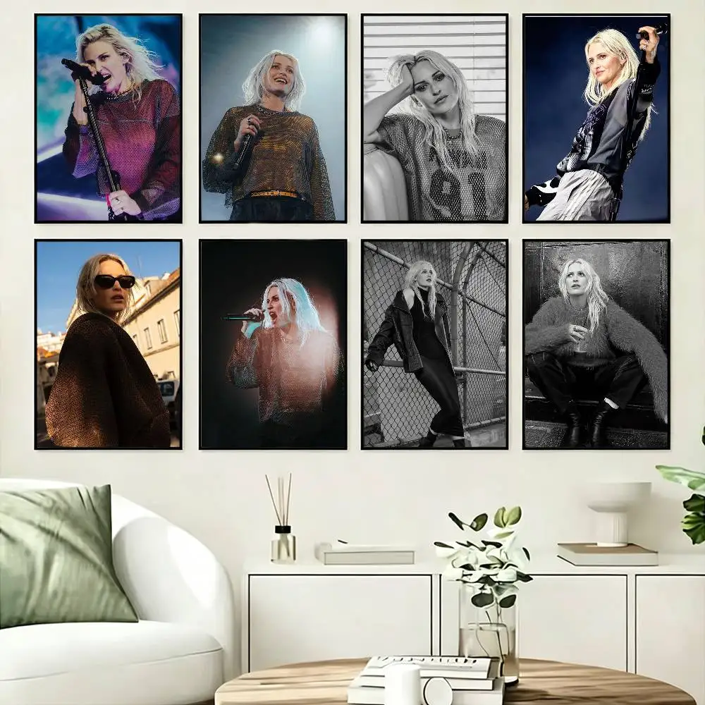 Singer E-Emily A-Armstrong Poster Waterproof Wall Art Sticker For Bar Living Room Vintage Decor High Quality Print Gift
