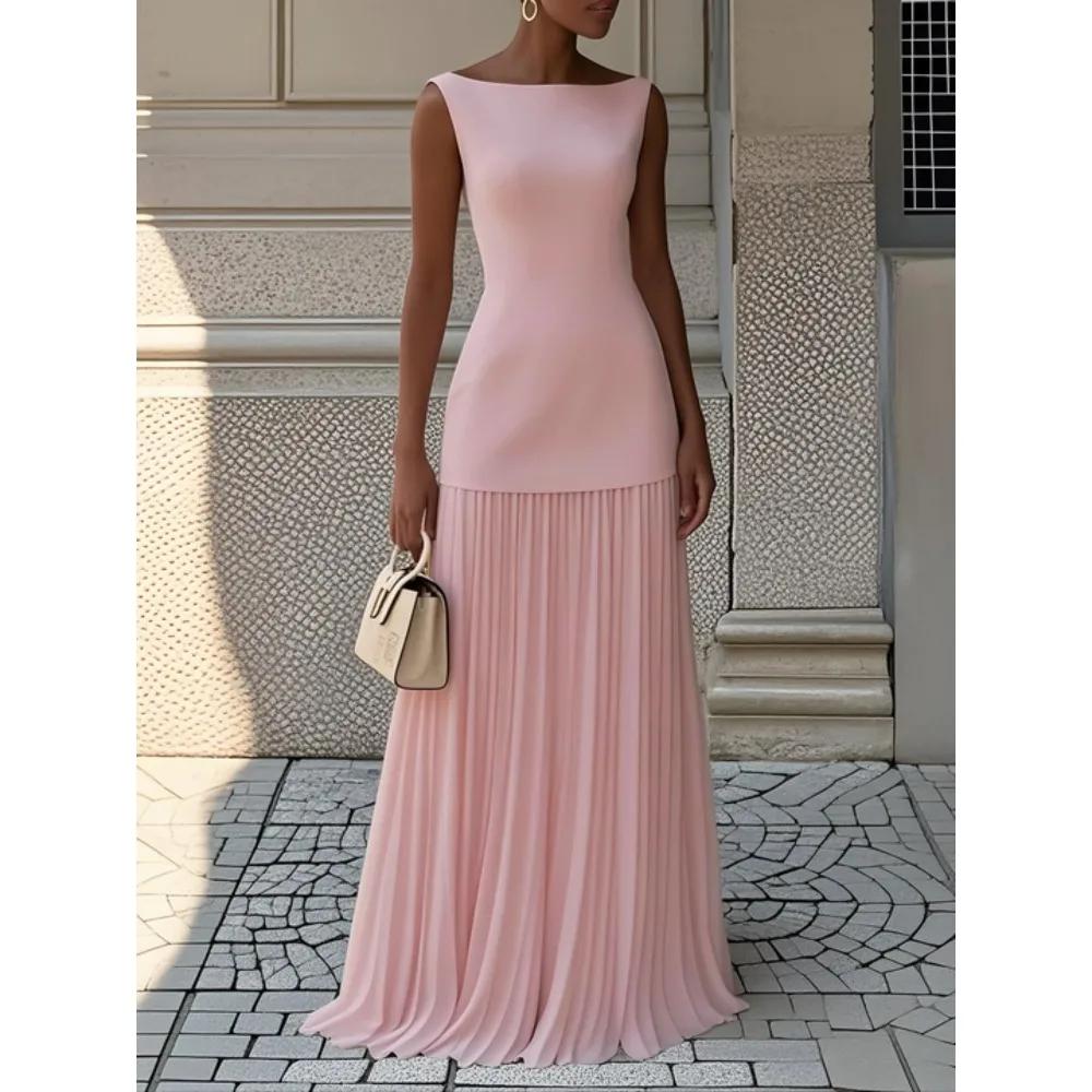 Customized Chiffon and Jersey Mother of Birde Dresses 2026 for Women Wedding Draped Elegant Evening Dress A Line Prom Gowns