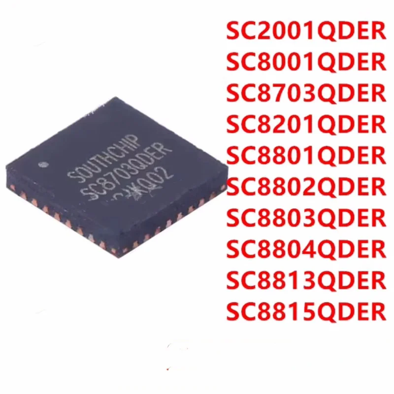 1PCS SC8801QDER SC2001QDER SC8703QDER SC8201QDER SC8001QDER SC8002QDER SC8003QDER SC8004QDER SC8813QDER SC8815QDER in stock