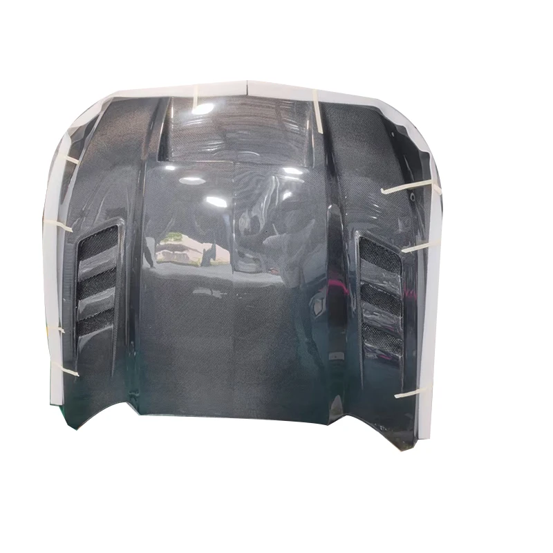 

Tom AutoHigh Quality TF Style Carbon Fiber Fibre Front Bonnet Engine Hood for Ford Mustang 2024+