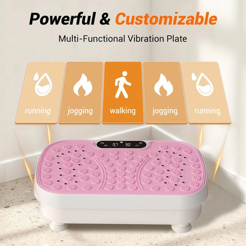 UMAY Vibration Fitness Platform, Ultra‑Thin Quiet Vibration Plate, 1‑99 Adjustable Speed Levels, Max Load 150kg Compact Exercise Machine for Muscle Relax & Home Workout