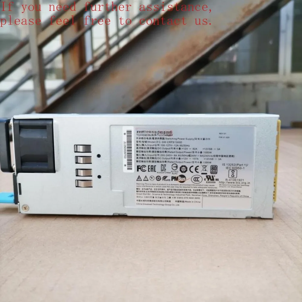 

For Great Wall Qunguang GW-CRPS800 800W1200W 1300 1600 Redundant Power Module