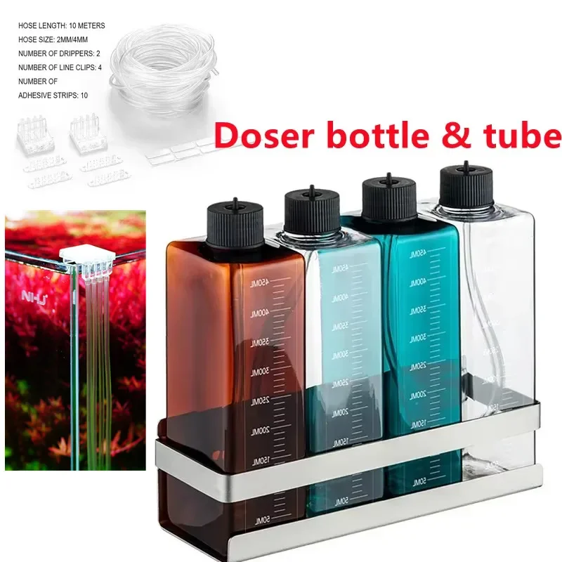 Doser Bottle Aquarium Dosing Pump Liquid Container Suitable for Freshwater and Aeawater Fish Tanks Match for Jebao or Kamoer