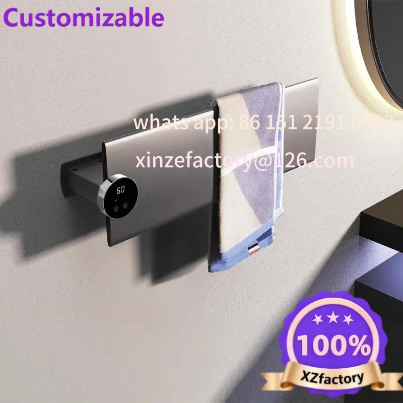 Customizable Winter Large Panel Smart Hot Towel Rack Toilet Bathroom Drying Towel Rack