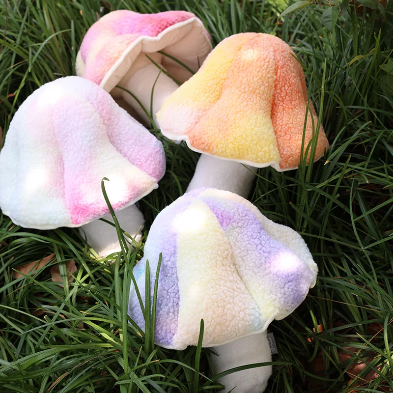 Lifelike Mushroom Plush Stuffered Dolls Colorful Kinds Plant Toys Plush Toys for Children Kids Gift