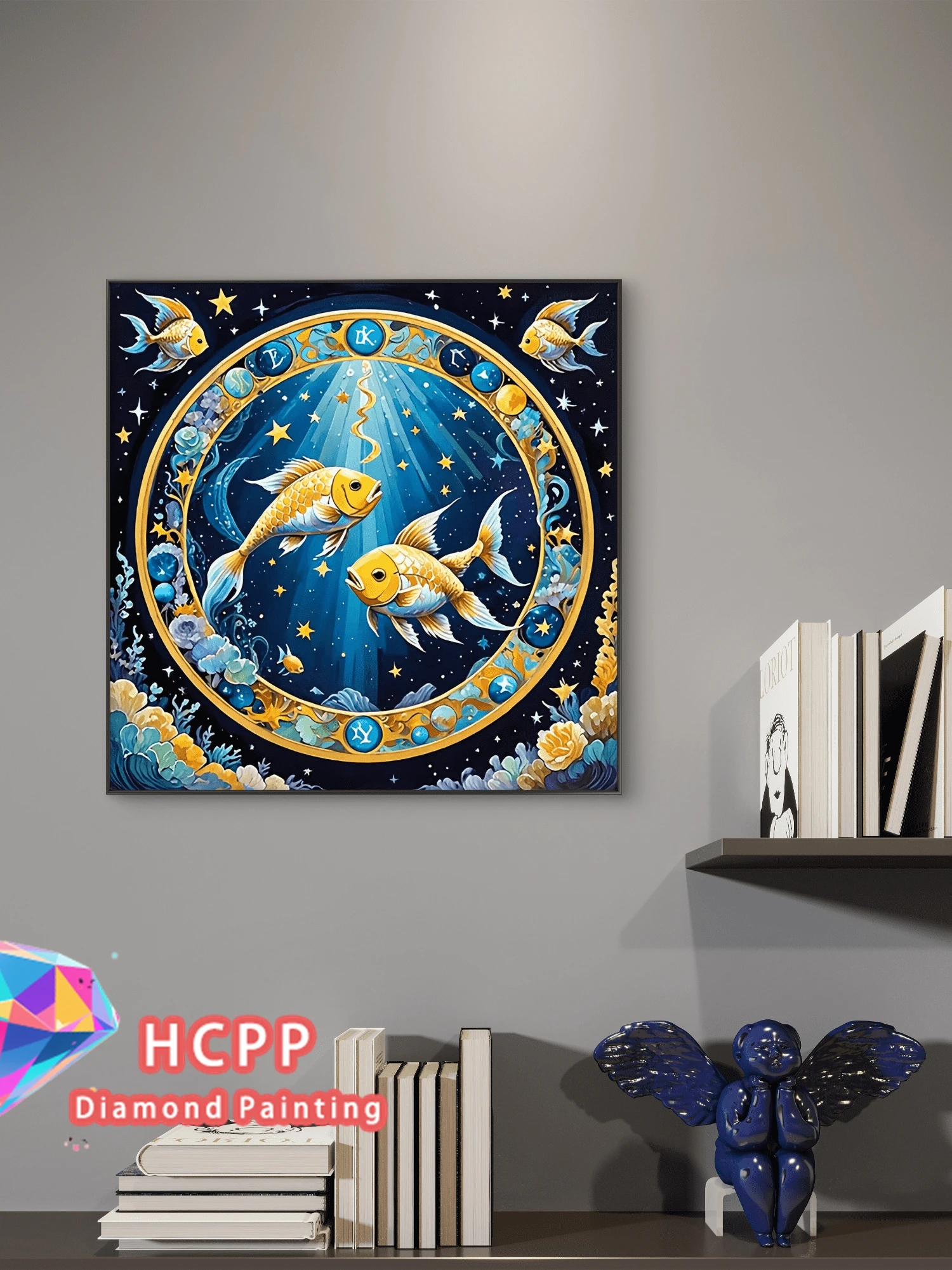 5D Diamond Painting Kit Constellation DIY Mosaic Leo Aries Cross Stitch Handmade Art Gift Crafts Home Decor Adult Children Gift