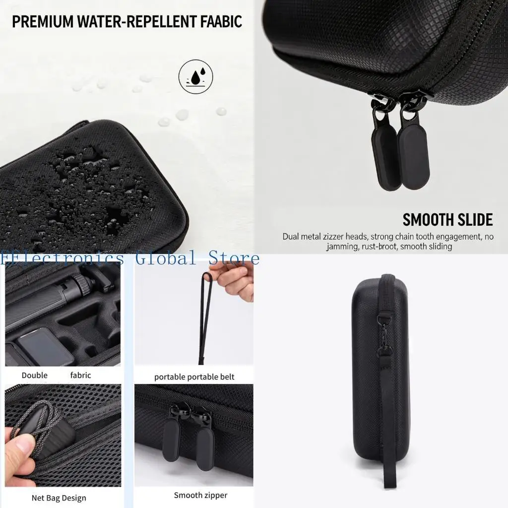462B Convenient Carrying Case For Camera And Its Accessories Storage Bag With AntiSlip Interior Pressure-Resistant Shell
