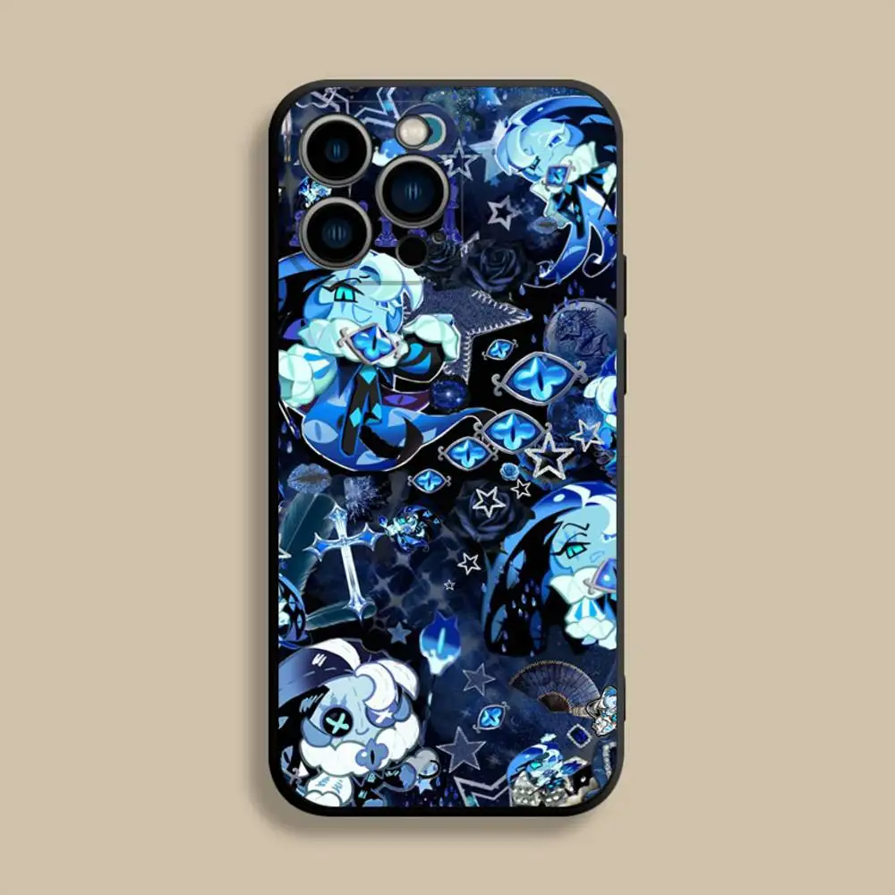 C-Cookies R-Run Kingdom Handyhülle für iPhone 17,16,15,14,13,12,Pro,Max,Plus,E,SE4,Air,Mini, schwarze Softcover