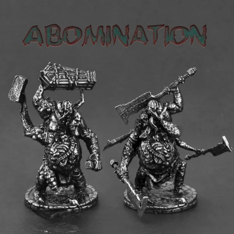 Ręcznie robiony nóż rzeźniczy z białej miedzi Abomination Soldiers Action Figures Model Desktop Miniatures Ornament Akcesoria Zabawki