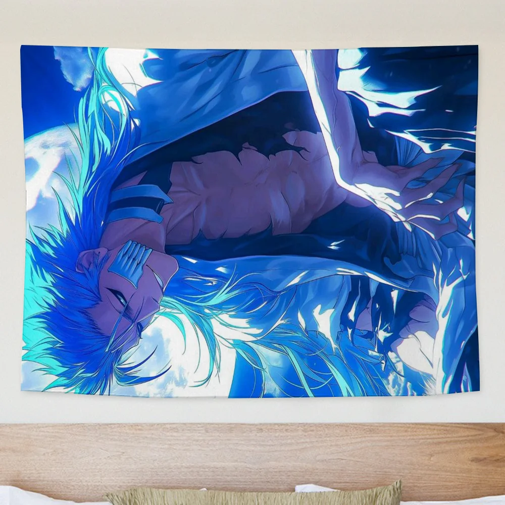 Grimmjow Tapestry Decoration party Background Hanging Cloth Bedroom Tapestry Room Decor Aesthetic