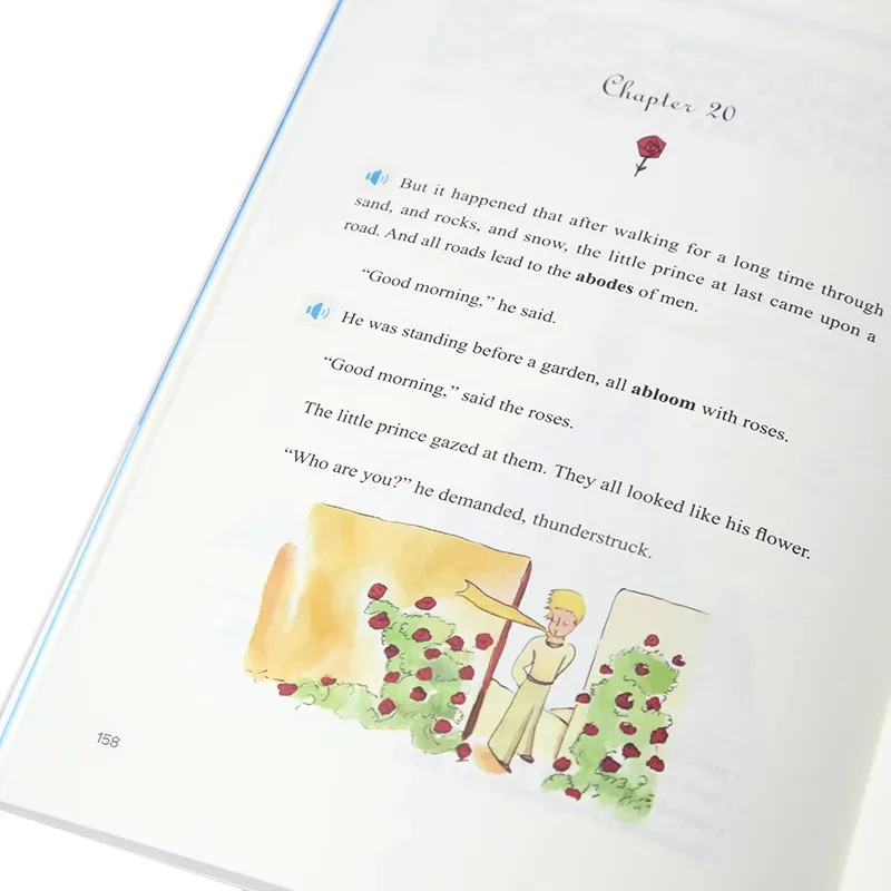 الأمير الصغير الإنجليزية الصينية مقارنة قراءة الكتاب الإنجليزي #3