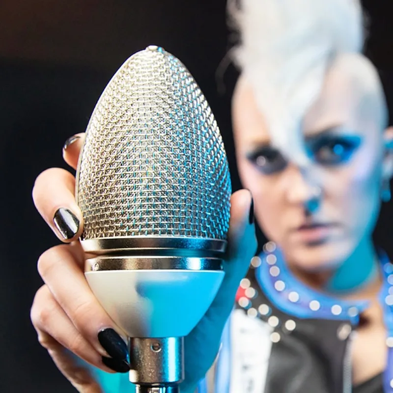 Condenser microphone singing and shouting Mai live streaming host live recording Douyin Kuaishou microphone