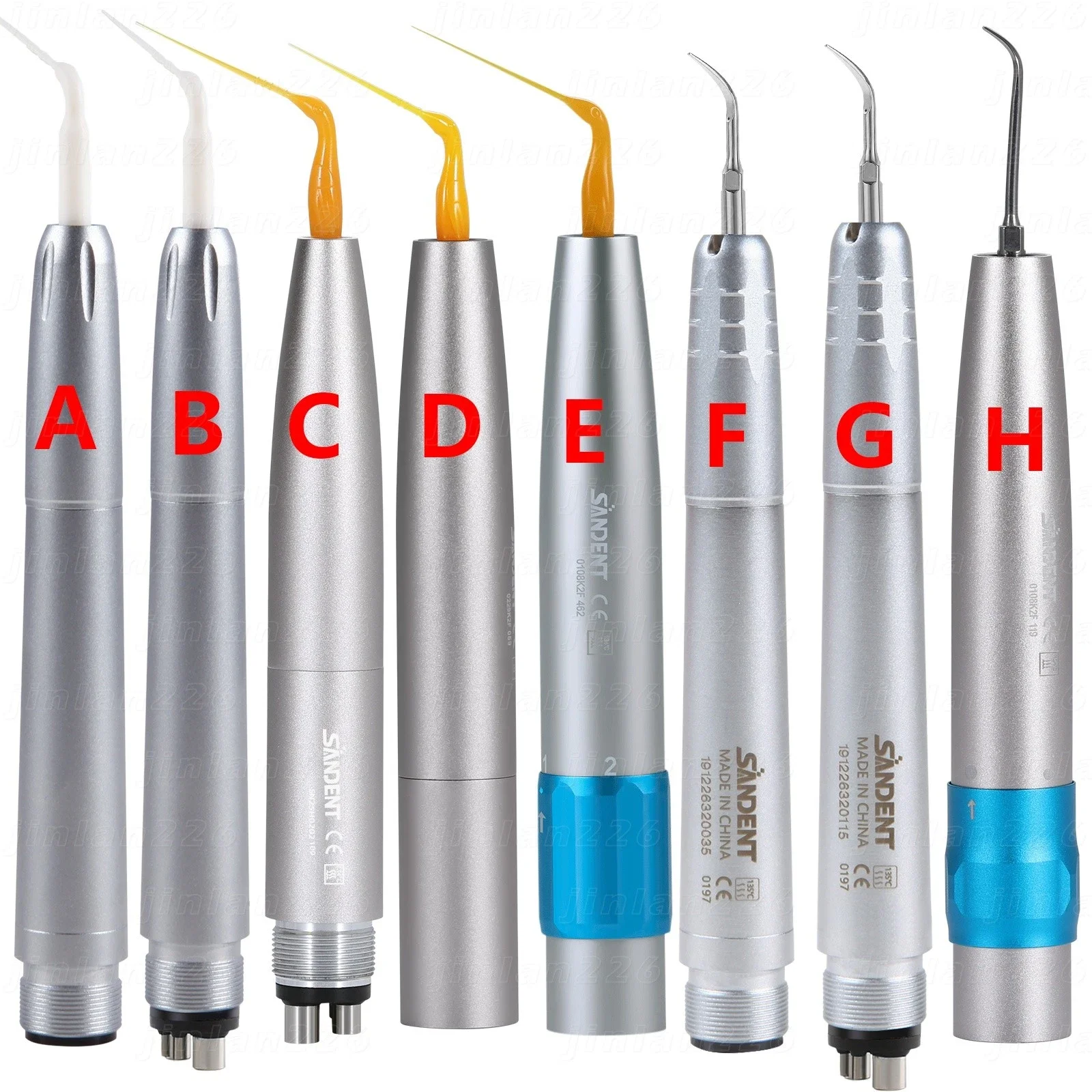 Dental Air Scaler Handpiece For Kavo Quick Coupler / Endo Irrigation SONICflex / LED Fiber Optic 2/4/6Hole
