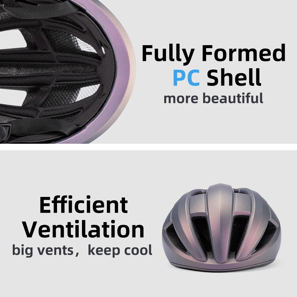 Eastinear Road Bike Helmet Adjustable Ultra Light Breathable Adult Men and Women Outdoor Sports MTB Cycling Safety Helmet