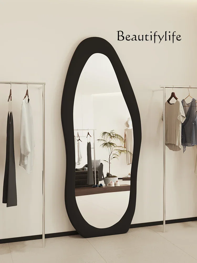 Full-Length  Clothing Store Special Fitting Dressing Mirror Floor Mirror Decorative Mirror Light Luxury