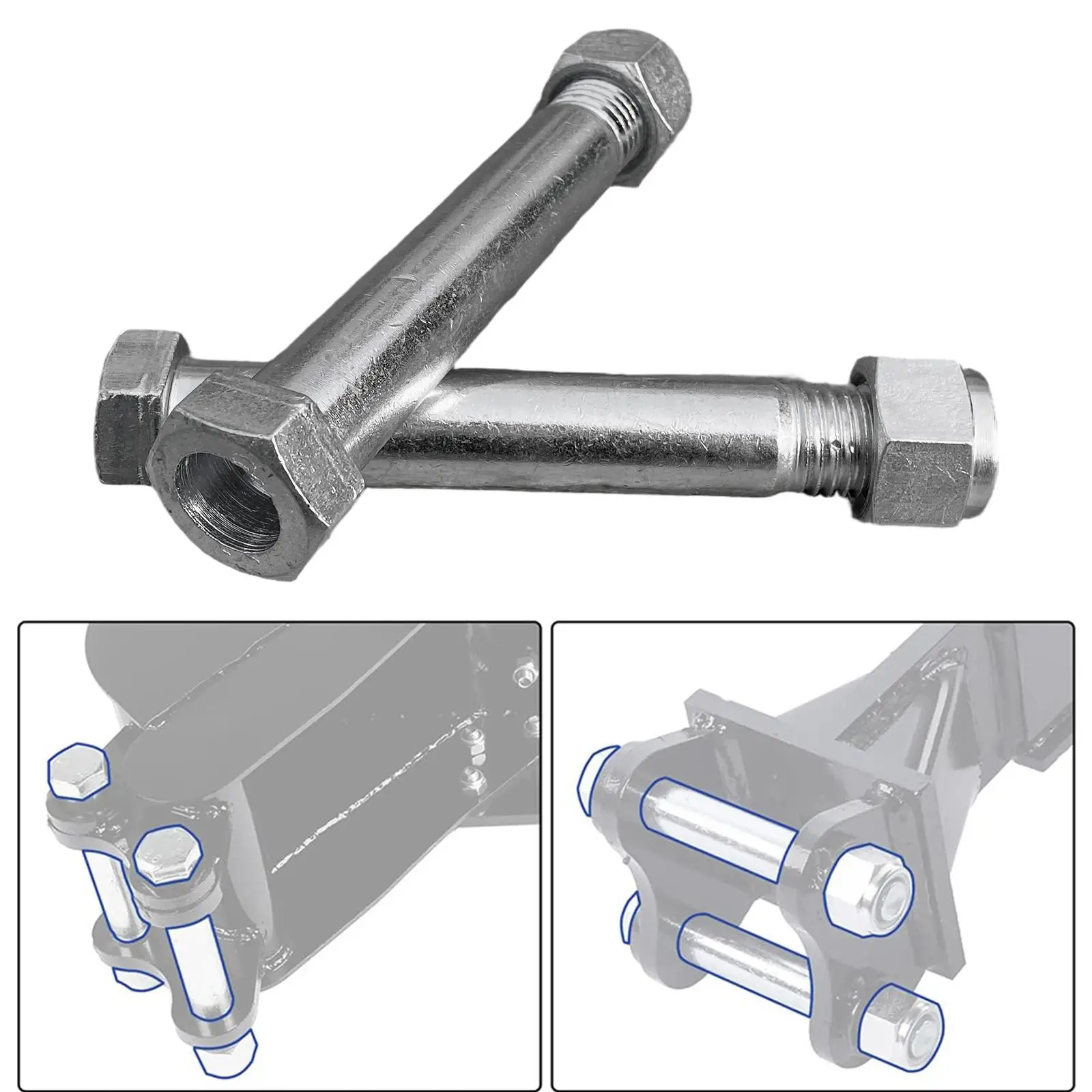 2 Pieces Mini Excavators Pins Mini Excavators Bucket Linkage Pin Attachments High Strength Professional Directly Replace