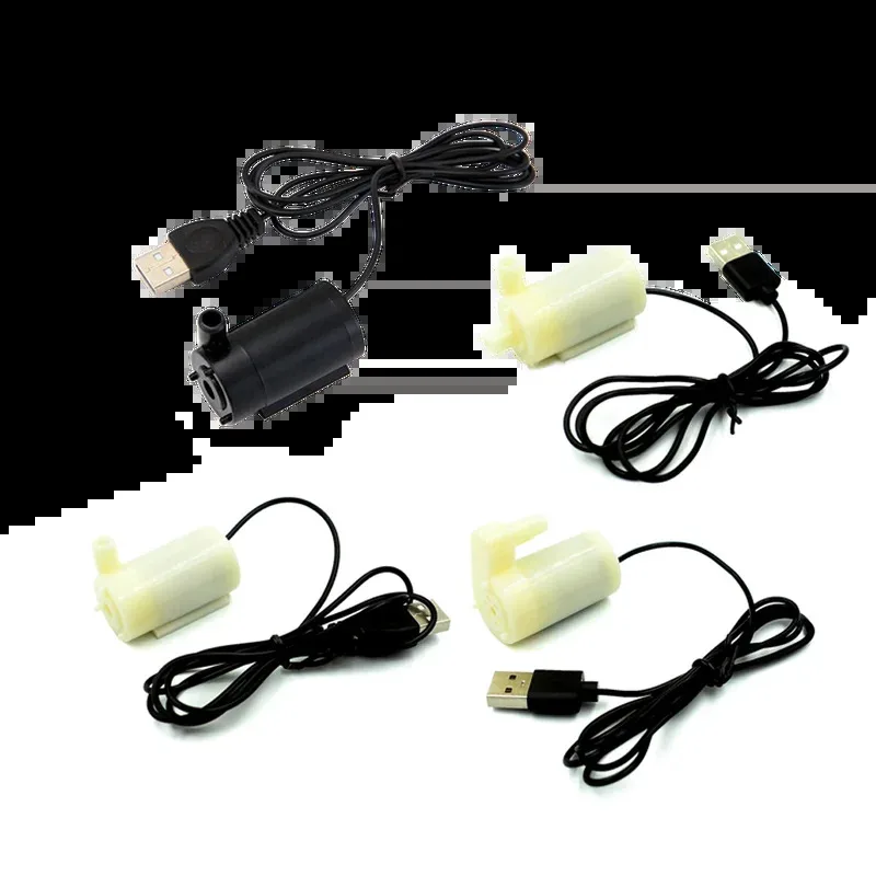 DC3-6V USB Pompa Motor Tanpa Sikat Kebisingan Rendah Pompa Air Submersible Mikro Mini 120L/H untuk Kit Diy