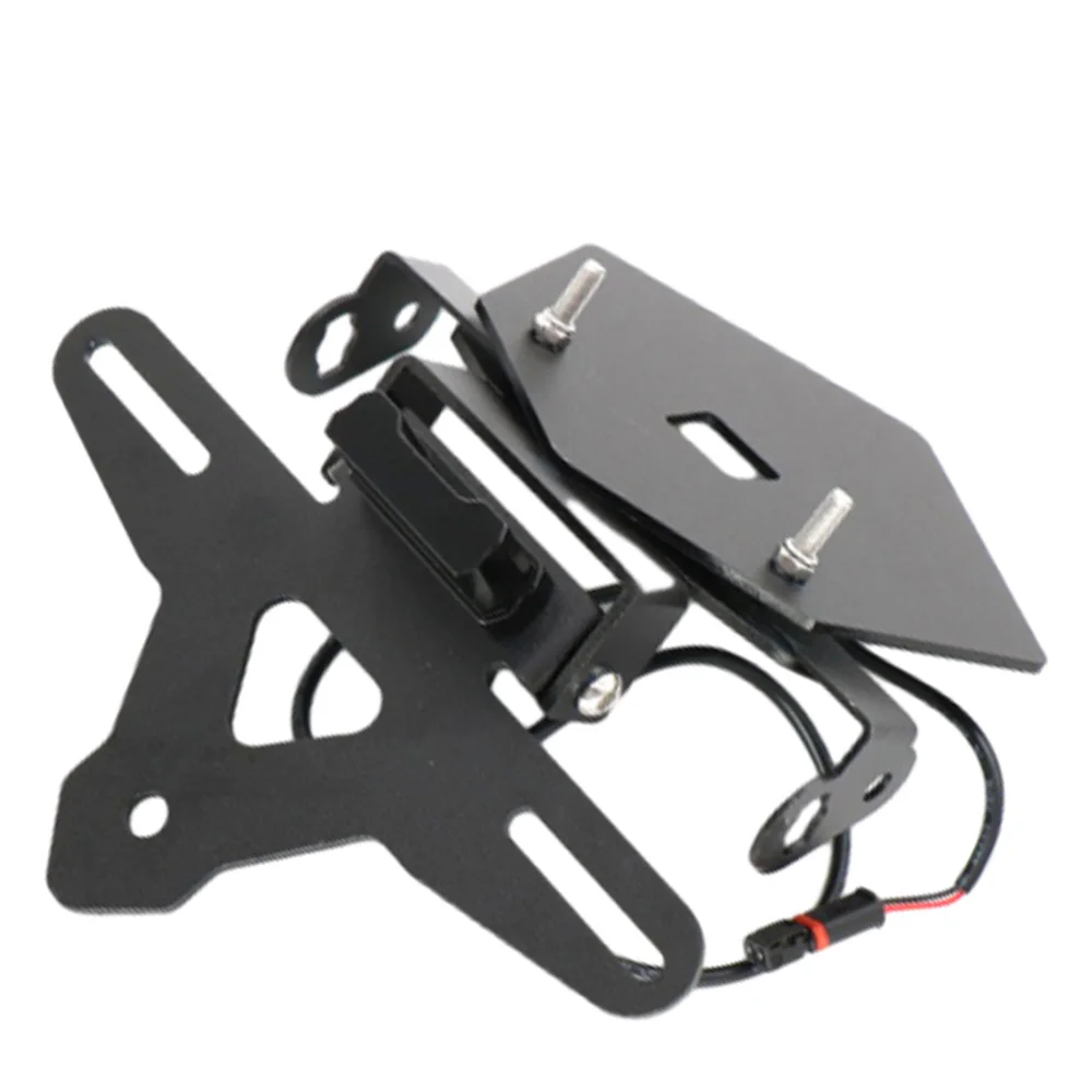 For BMW S1000RR M1000RR 2019-2025 S1000R 2021 2022 2023 2024 2025 Motorcycle License Plate Holder Frame With LED Light
