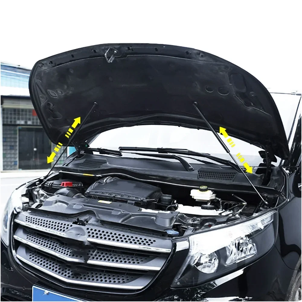 Car Bonnet Cover Lift Support Spring Shock Strut Bars Gas Rod for Benz Vito Viano V-class Marco Polo Metris W447 2014-2022