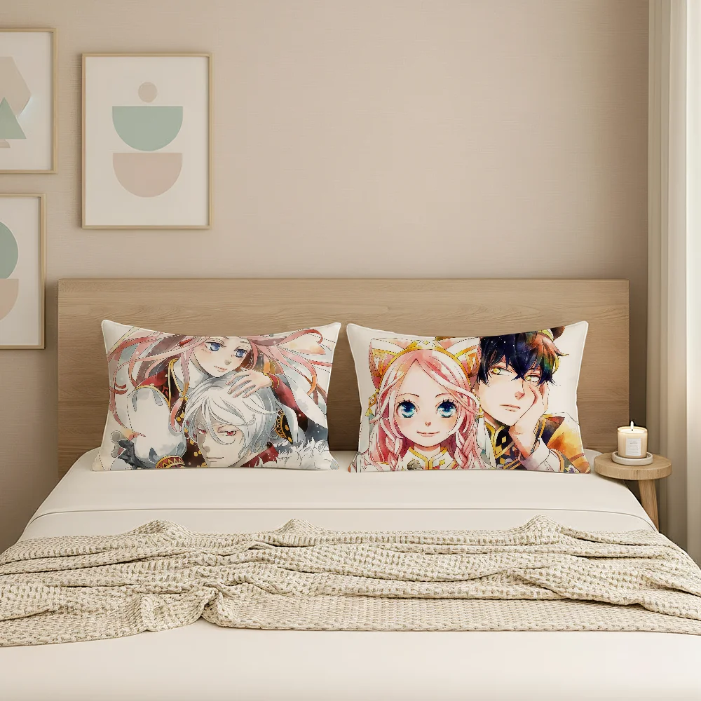 أنيمي N-Nina S-Starry B-Bride كيس وسادة مناسبة لمكتب غرفة نوم أريكة ديكور المنزل وسائد مستطيلة #1
