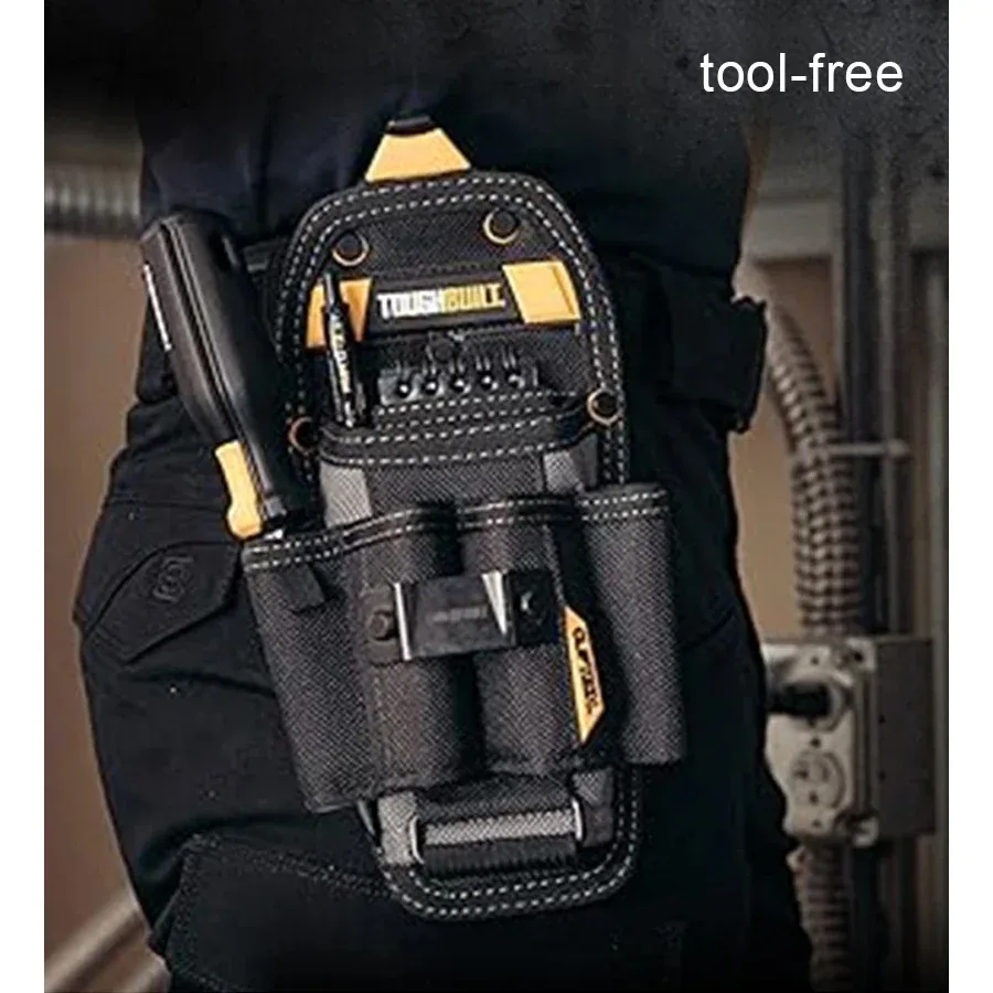 TOUGHBUILT TB-CT-36-L6 Technician 6-Pocket Pouch with ClipTech Pouch Clips 4 Screwdriver Loops Toughbuilt Tool Bag