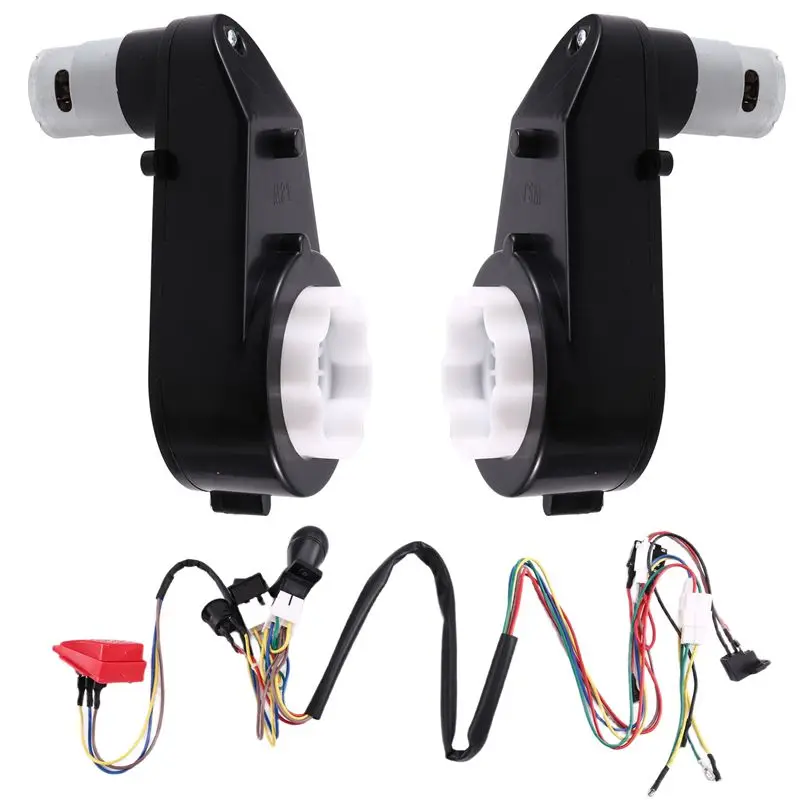 ABUM-Children Electric Car Kids Electric Car Ride On Toy Accessories DIY Modified Wires And Switch Kit With Motor