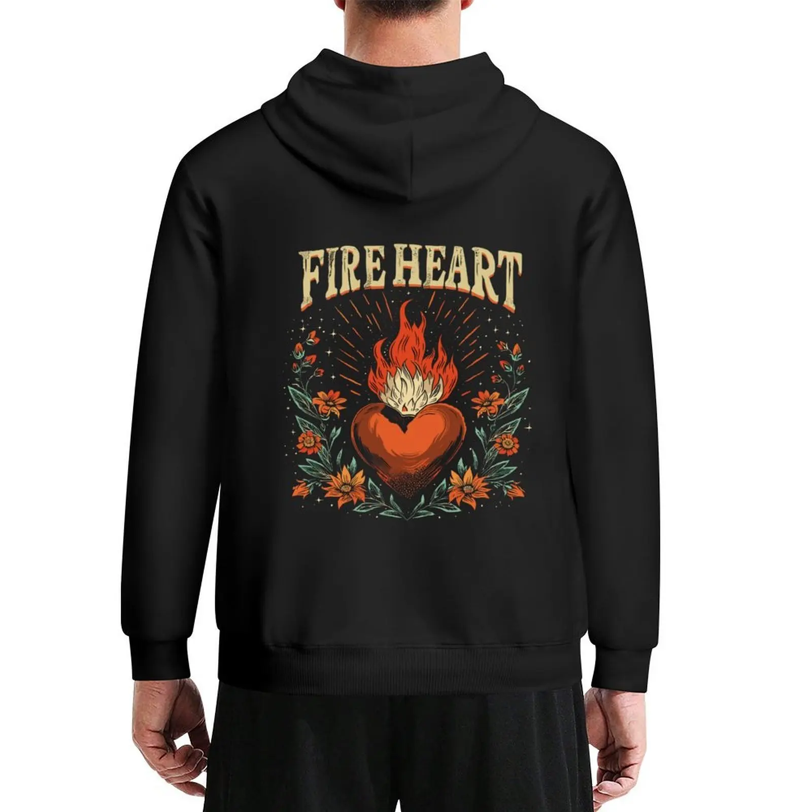 

FIREHEART Hoodie men's clothes autumn korean clothes men clothing men's oversize hoodie