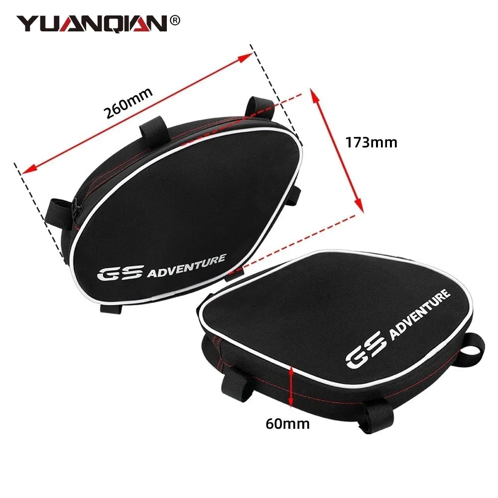 For BMW R1200GS Adv GS 1200 Adventure 2005 - 2012 Motorcycle Accessories Frame Crash Bar Bag Storage Travel Tool Waterproof Bags