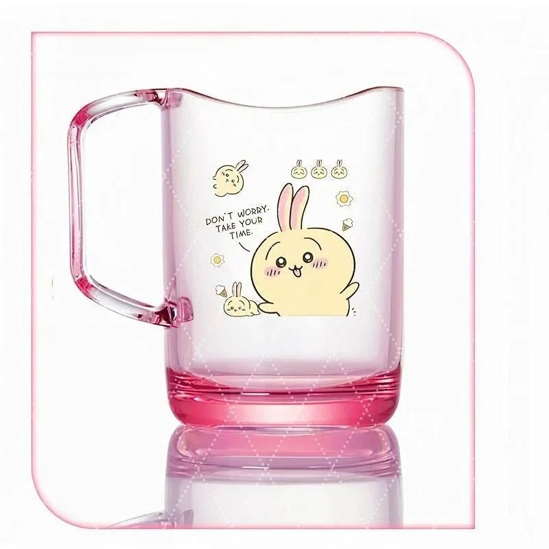 Anime Cartoon Kawaii Chiikawa Mouthwash Cup Children Stand Toothbrush Plastic Drain Upside Down Ventilation Design Creativity - view 6