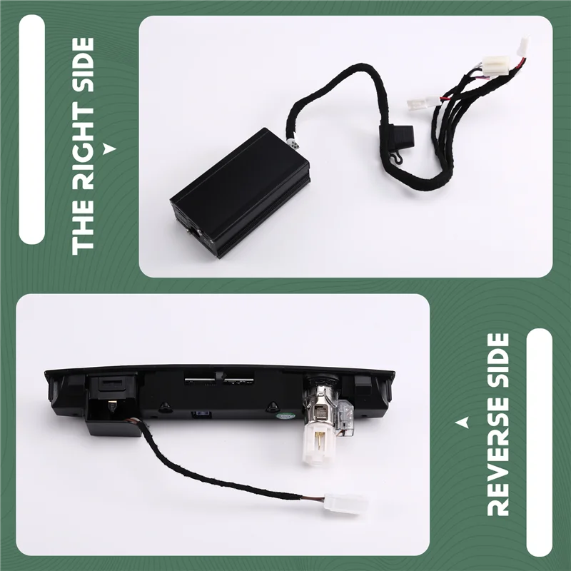 

Car Rear Seat Rocker Switch Voltmeter Charger USB Socket Port Multifunction For Toyota Land Cruiser 200 LC200 2008-2015