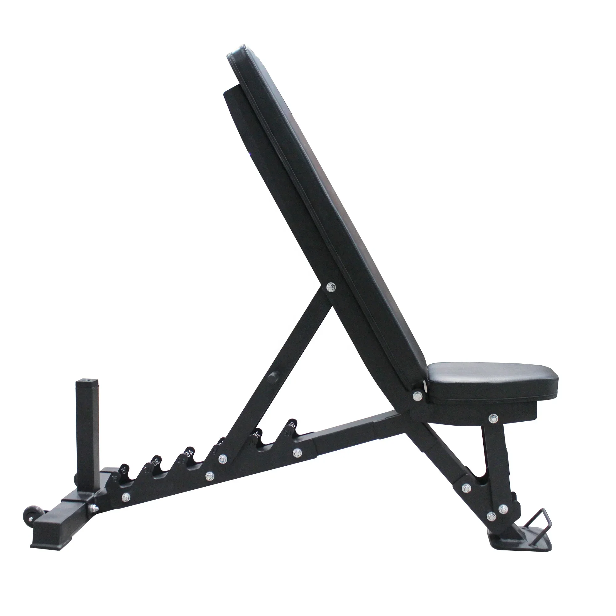 2026 Multi-functional Commercial Adjustable Weight Bench Set Gym Fitness Training Equipment