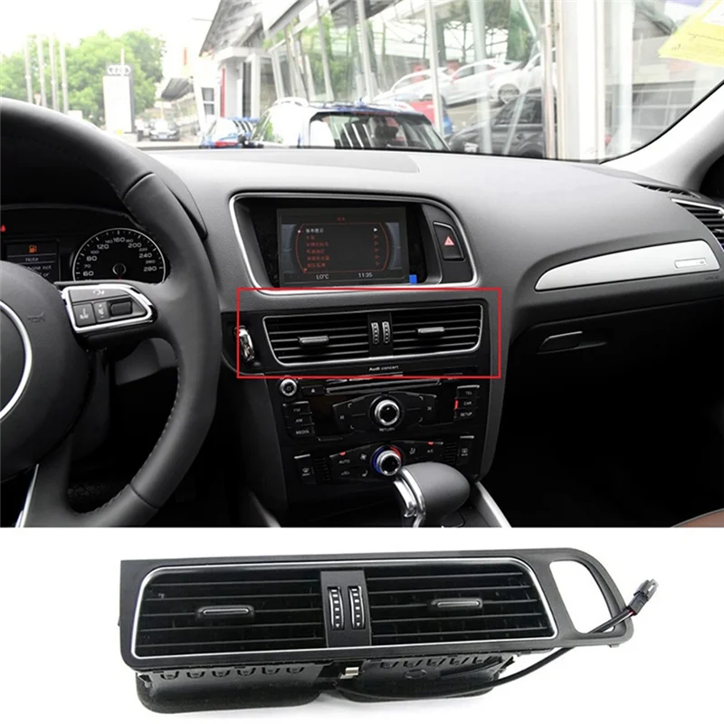 

Точная центральная приборная панель автомобиля, детали решетки для выхода воздуха кондиционера для Q5 2009-2018, вентиляционное отверстие для кондиционера в сборе 8R18209