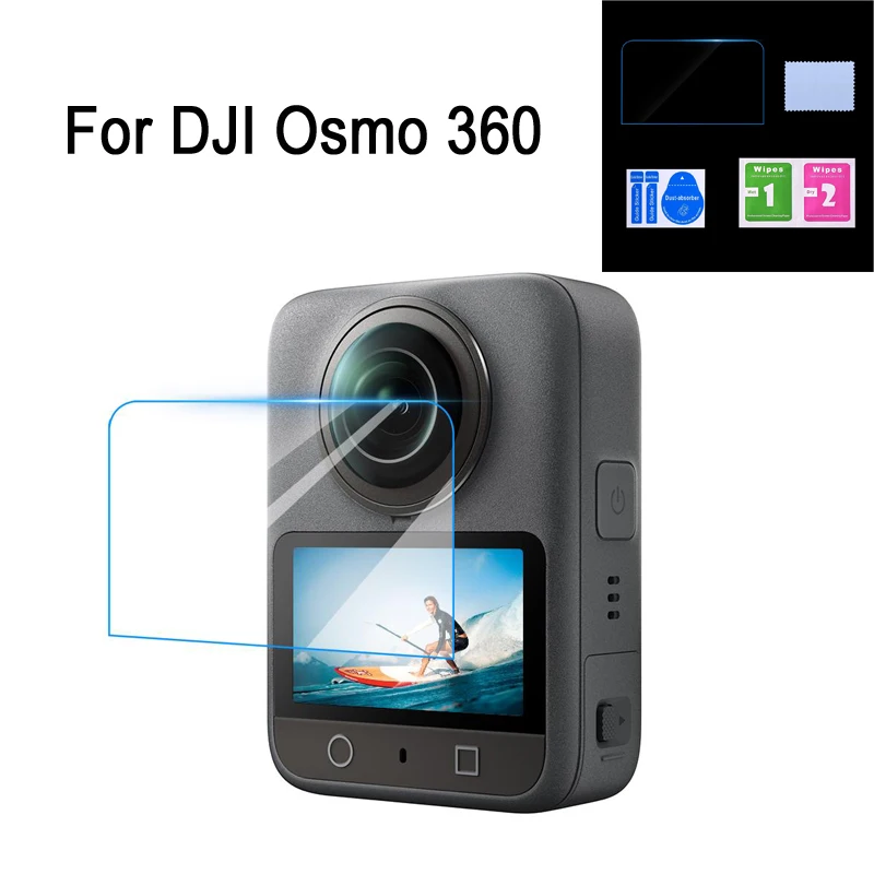 For DJI Osmo 360 / 360 II Film Camera Screen Protector Explosion-proof Tempered Glass Films