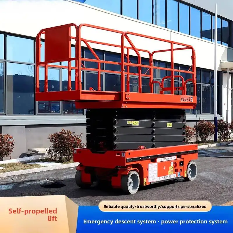 Portable Electric Scissor Lift Platform 6m 7m 8m 9m 10m 12m 14m 16m New Condition for Printing Shops